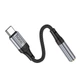 Адаптер переходник Hoco LS36 Type-C to Jack 3.5 (F) черный - изображение 4