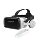 VR Окуляри віртуальної реальності VR SHINECON G04DBS Bluetooth з'єднання для смартфонів 5.5-7,2" з пультом White Bluetooth - изображение 1