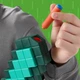 Алмазный Меч Нерф Майнкрафт Nerf Minecraft Diamond Sword Dart Blaster Hasbro G1437 - изображение 6