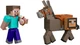 Набір іграшок Майнкрафт Стів та Осел Minecraft Steve and Donkey Mattel JCN54 - зображення 7