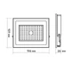 LED прожектор TITANUM TLF506 50W 6500K - изображение 5