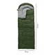 Теплый спальный мешок водонепроницаемый Outdoor-Huck -10 °С для туризма 210x75см 2.4 кг LT-7802 Green - изображение 7