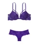Комплект Victoria’s Secret Темний фіолетовий 34C-S - изображение 3