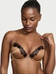 Комплект Victoria’s Secret Коричневий з чорним 34B-S - изображение 4