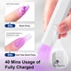 Акумуляторний портативний UV/LED ліхтарик для манікюру без бренду з таймером та дисплеєм миттєва фіксація для нарощування 3 w 395 nm 5 V 1 A білий - зображення 5
