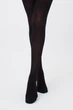 Женские тёплые Giulia BLUES 3D 70 (4) Black-nero, колготки из микрофибры, чёрные капроновые, женские плотные колготки, Giulia BLUES - изображение 3