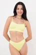 Бесшовный топ на тонких бретелях Giulia CAMI TOP L/XL Yellow-charlock, женский топ из микрофибры - изображение 5