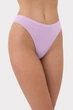 Трусики стринги женские бесшовные Giulia STRING BRIEFS COLOR S/M Violet-orchid bloom, трусики из микрофибры - изображение 5