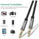 Кабель мультимедийный 3.5mm M to 3.5mm M 1.0m AV119 black Ugreen (10733) - изображение 4