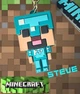Брелок подвеска на рюкзак Стив из игры Майнкрафт 3D (Steve Minecraft) Зеленый - изображение 7