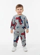 Дитячий спортивний костюм Zara Marvel Spider-Man для хлопчика (світшот + штани) Сірий 92-98 см - зображення 2