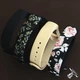 Комплект силіконових ремінців Gorgeous Flower Set для фітнес браслета Xiaomi Mi Band 3/4 з металевою кнопкою (чотири ремінці) (mrk3380) - зображення 2