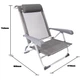 Кресло раскладное Bo-Camp Saint-Tropez Grey (1204796) - изображение 7