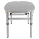 Стіл складаний Bo-Camp Premium Oval 100x70 см, алюмінієвий каркас, до 30 кг, Grey (1404424) - изображение 3