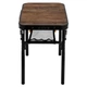 Стол Bo-Camp Woodbine 56x34 cm Black/Wood look (1404191) - изображение 3