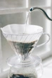 Пуровер HARIO V60 для заваривания кофе 02 (1-4 чашки) прозрачный пластиковый - изображение 2