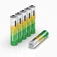 Аккумуляторные батарейки AAA GMCELL Li-ion 750 mWh (4 шт) USB Type C 1.5V мизинчиковые с зарядкой перезаряжаемые 1000+ циклов (BT07) - изображение 6
