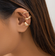Набір кафф Fashion Jewelry 3 шт сережки без проколу золотисті (SVS) - зображення 2