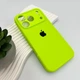 Чохол для смартфона Silicone Full Case AA Camera Protect for Apple iPhone 17 Pro Max 24,Shiny Green (FullAAi17PM-24) - изображение 4