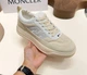Мужские кроссовки Moncler Altive из нубука и замши бежевого цвета 39 размер (25,5 см) - изображение 8