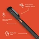 Чехол противоударный Tech21 Evo Max MagSafe для Apple iPhone 15 Pro (6.1") Black с защитой камеры (шторка) - изображение 8