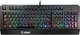 Клавіатура мембранна Vigor GK20 UA 104key, USB-A, EN/UKR/RU, ColorLED, чорний MSI (2000003218288) - зображення 2