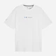 Футболка хлопковая длинная мужская Puma Sportswear 63489102 L White с принтом (4069162317360) - изображение 4