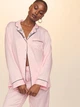 Піжама Сатинова (сорочка + штани) Victoria's Secret Satin Long Pajama Set S Regular Рожевий (27111824D) - изображение 3