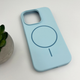Захисний чохол-накладка Cosmic Silicone Case Magnetic для Apple iPhone 14 Pro Max Sky Blue (SilMag14PM-45) - зображення 3