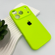 Защитный чехол-накладка Silicone Full Case AA Camera Protect для Apple iPhone 17 Pro Max Shiny Green (FullAAi17PM-24) - изображение 3