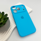Защитный чехол-накладка Silicone Full Case AA Camera Protect для Apple iPhone 17 Pro Light Blue (FullAAi17P-44) - изображение 3