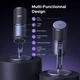 Настольный стриминговый микрофон UGREEN USB desktop microphone RGB USB Grey (UGR-35629) - изображение 4