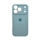 Защитный чехол-накладка Silicone Full Case AA Camera Protect для Apple iPhone 17 Pro Mist Blue (FullAAi17P-27) - изображение 1