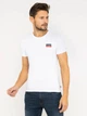 Koszulka męska bawełniana Levi's Crewneck Graphic 79681-0000 L Biały/Czarny (5400816572145) (955555910882479) - Outlet - obraz 2