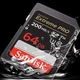Карта памяти SanDisk 64GB SDXC C10 UHS-I U3 R200/W90MB/s Extreme Pro флеш-карта сандиск - изображение 3