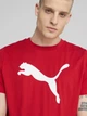 Футболка хлопковая длинная мужская Puma Essentials Foundation 68253611 L For All Time Red с принтом (4067983301933) - изображение 5
