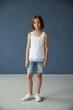 Набор 2 шт майка для девочки Baykar р 5 146-152 см 9-10 лет арт 4055-01 белая - изображение 2