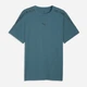 Футболка хлопковая длинная мужская Puma Essentials Tape 69169341 S Emerald Ice (4069161732089) - изображение 4