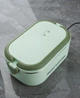 Електричний ланч-бокс з підігрівом HOTBOX 1л - компактний, герметичний контейнер для їжі 220В, зелений - зображення 3