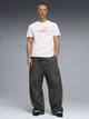 Футболка хлопковая длинная мужская Puma Graphics 69177302 M White (4069161671555) - изображение 3