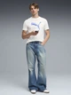 Футболка хлопковая длинная мужская Puma Graphics 69177402 S White (4069161675539) - изображение 3