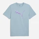 Футболка хлопковая длинная мужская Puma Graphics 69177447 2XL Seafoam (4069161728495) - изображение 5