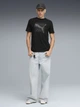 Футболка хлопковая длинная мужская Puma Graphics 69177501 S Black с принтом (4069161646478) - изображение 3