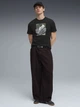 Футболка хлопковая длинная мужская Puma Graphics 69177701 S Black с принтом (4069161648151) - изображение 3