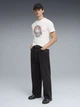 Футболка хлопковая длинная мужская Puma Graphics 69177802 S White с принтом (4069161677465) - изображение 3