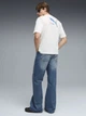 Футболка хлопковая длинная мужская Puma Graphics 69178302 M White с принтом (4069161673634) - изображение 3