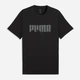 Футболка хлопковая длинная мужская Puma Essentials Graphics 69202601 L Black (4069161646980) - изображение 4