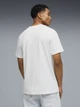 Футболка хлопковая длинная мужская Puma Essentials Graphics 69203102 S White с принтом (4069161672446) - изображение 2