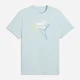 Футболка хлопковая длинная мужская Puma Essentials Graphics 69203148 XL Fresh Water с принтом (4069161712821) - изображение 5