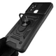 Чохол для Motorola Moto G60S (PAMV0001RS) броньований з кільцем-тримачем підставкою зі шторкою чорний - зображення 6